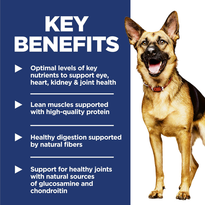 Hill's Science Diet Senior 6+ Large Breed Chicken Meal, Barley & Rice Recipe Dry Dog Food 14.9 kg Bag 🍁 All In One Marketplace Canada