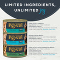Reveal Natural Wet Cat Food in Broth, Limited Ingredient Grain Free Canned Cat Food, Protein with No Artificial Additives, Fish Variety in Broth (12 x 2.47 oz Cans) 🍁 All In One Marketplace Canada