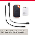 SanDisk 1TB Extreme PRO Portable SSD - Up to 2000MB/s - USB-C, USB 3.2 Gen 2x2, IP65 Water and Dust Resistance, Updated Firmware - External Solid State Drive - SDSSDE81-1T00-G25 🍁 All In One Marketplace Canada