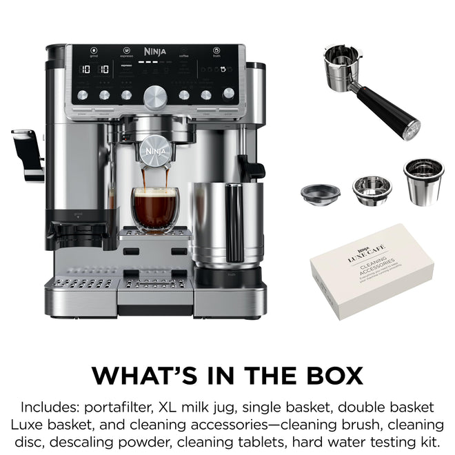 Ninja Luxe Café Pro Series, Espresso, Cold Brew, Hot Water, ES701C 🍁 All In One Marketplace Canada