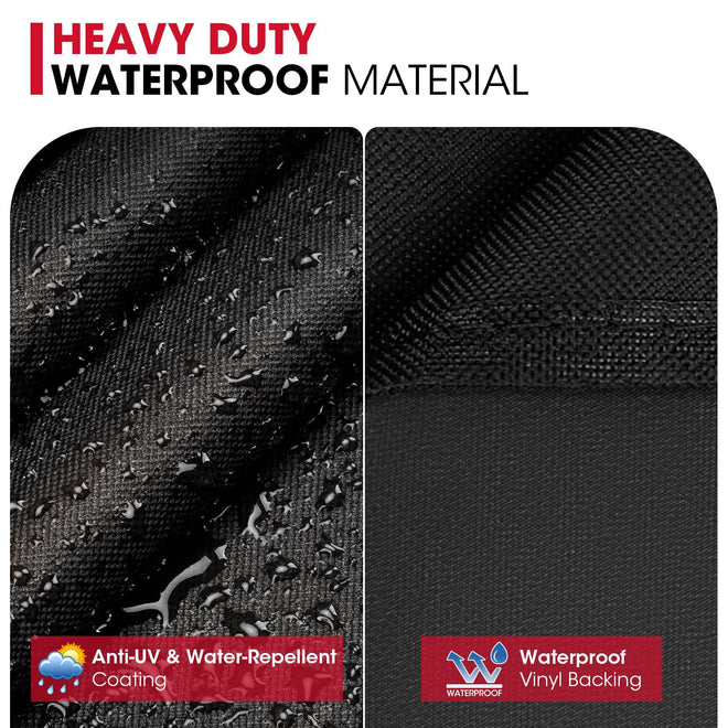 UNICOOK BBQ Cover 60 Inch, Heavy Duty Waterproof Housse BBQ, Special Fade and UV Resistant Outdoor Barbecue Grill Cover, Barbecue Accessories Compatible for Weber Char-Broil Nexgrill and More 🍁 All In One Marketplace Canada