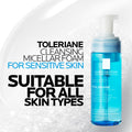 La Roche Posay Gentle Face Wash, Toleriane Micellar Foaming Water, Gently Cleanses and Purifies Skin, Formulated with Glycerin, Alcohol-Free, Recommended by Dermatologists, 150ml 🍁 All In One Marketplace Canada