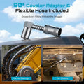 Seesii 8000PSI Grease Gun Kit: Heavy Duty Pistol Grip Grease Gun with 14oz Capacity, Quick-Release Coupler, 90° Adapter, Flexible Hose, Rigid Pipe for Automotive, Agricultural, Industrial, Farm, Car 🍁 All In One Marketplace Canada