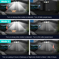 Solar Motion Sensor Outdoor Lights - 2500LM Bright LED Security Flood Light - Adjustable 3 Head Night Lighting Solar Powered IP65 Waterproof with Remote for Outside Garage Yard 🍁 All In One Marketplace Canada