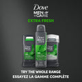Dove Men+Care Antiperspirant Stick for 72h sweat & odour protection Extra Fresh with Triple Action moisturizer to help prevent skin irritation caused by dryness, 76g (Pack of 4) 🍁 All In One Marketplace Canada