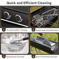 Fixmend 2 Pack BBQ Grill Brush, 15" BBQ Brushes for Grill, Rust-Proof Stainless Steel BBQ Cleaning Brush with Scraper, Ideal BBQ Accessories for Most Gas, Smoker, Porcelain Grill, Easily Clean Stains 🍁 All In One Marketplace Canada