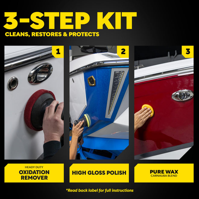 Meguiar's M-4965 MG Fiberglass Oxidation Removal Kit 🍁 All In One Marketplace Canada
