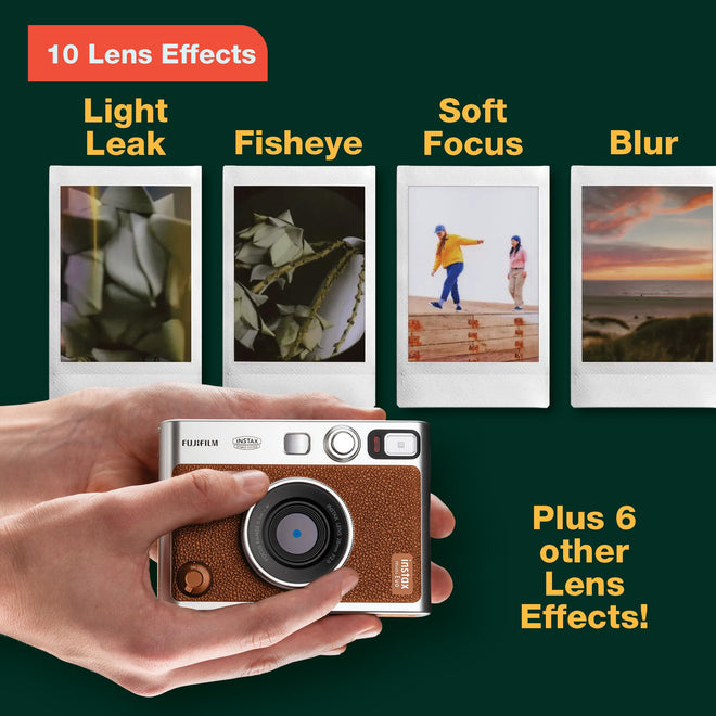 Fujifilm INSTAX Mini Evo Hybrid Instant Camera - Brown 🍁 All In One Marketplace Canada