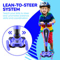 Hurtle - 3 Wheel Foldable Kick Scooter for Kids & Toddlers (Blue CA) 🍁 All In One Marketplace Canada