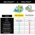 Baby Einstein Farm Explorers 4-in-1 Kickin’ Tunes Musical Meadow Music & Language Discovery Gym, Ages 0 Months and Up 🍁 All In One Marketplace Canada