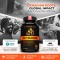 Nutratology® Thermogenic Fat Burner | Canadian-Made | Metabolizes Carbohydrates & Fats - Appetite Suppressant That Helps Satiety - Weight Loss Pills for Women & Men - Keto-Friendly - 120 Capsules 🍁 All In One Marketplace Canada