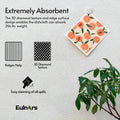 Eulnars Swedish Dish Cloth, 8-Pack Reusable Paper Towels, Swedish Dish Cloth with 3 Clips, 9 Classified Labels, Quick Drying Washable Dish Cloths, Super Absorbent Kitchen Towels, Odorless 🍁 All In One Marketplace Canada