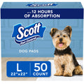 Scott Pet Guard Dog Pads, 12 Hour Odor Control, Large, 22" x 22", 50-Pack 🍁 All In One Marketplace Canada