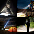 Blukar LED Rechargeable Flashlight 2 Pack, Super Bright Small Handheld Flashlights- Zoomable, Adjustable Brightness, Long Lasting Flash Light, Waterproof Pocket Size Torch Light for Emergency, Camping 🍁 All In One Marketplace Canada