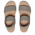 KEEN Women's Elle Backstrap Casual Platform Open Toe Wedge Sandals, Brindle/Birch, 8 🍁 All In One Marketplace Canada