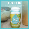 SweetMonk - 100% Pure Original Monk Fruit Liquid Sweetener Sugar Substitute - 1.7oz | No Water Added MonkFruit Extract | Zero Calorie Keto Friendly MonkFruit Drops | Vegan, Gluten Free | No Stevia 🍁 All In One Marketplace Canada