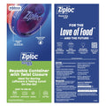 Ziploc Twist N Loc Reusable Containers, Leak-Proof Lid, Keeps Food Fresh, BPA Free, Microwave, Freezer and Dishwasher Safe Food Storage for Lunch and Leftovers, 9 Containers, 2 Cup Capacity 🍁 All In One Marketplace Canada