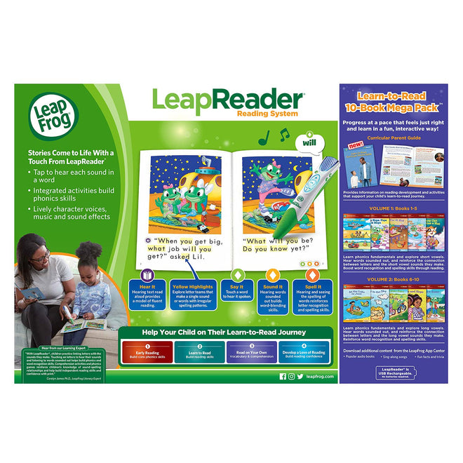 LeapFrog LeapReader Learn-to-Read 10-Book Mega Pack (English Version) 🍁 All In One Marketplace Canada