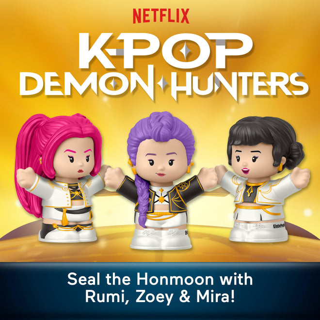 Little People Collector Kpop Demon Hunters: HUNTR/X Special Edition Set for Movie Fans, 3 Figures in a Display Package 🍁 All In One Marketplace Canada