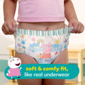 Pampers Easy Ups Girls & Boys Potty Training Pants, Size 5 (3T4T), 66 Count, Peppa Absorbent Training Underwear, Up to 100% Leakproof Day and Night, Hypoallergenic 🍁 All In One Marketplace Canada