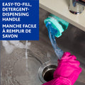 Vileda Scrunge Multi-Use Dishwand with 1 Extra Refill | Non-Scratch Dish Brush | Replaceable Scrubbing Sponge Head 🍁 All In One Marketplace Canada