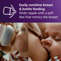 Philips Avent Natural Baby Bottle with Natural Response Nipple (Slow Flow, Flow 2), 4oz, 3-pack, SCY900/03 🍁 All In One Marketplace Canada