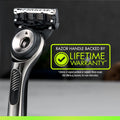 Gillette Razor Blades for Men, Gillette Labs Exfoliating Razors 5-Blade, 1 Handle + 4 Refill + Premium Magnetic Stand 🍁 All In One Marketplace Canada
