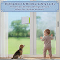 4 Pack Sliding Glass Door Locks for Child Safety, Baby Proof Closets, Sliding Window Locks, with Strong 3M Adhesive Tape, No Screws or Drills, Easy Clean (Green) 🍁 All In One Marketplace Canada