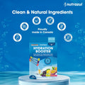 Nutrazul Hydration Booster, Electrolytes Powder Sticks with Sodium, Potassium, Vitamin B6 & B12, No Artificial Sweeteners, Acai Berry, Lemon Lime, Passion Fruit Flavour, 30 Sticks 🍁 All In One Marketplace Canada