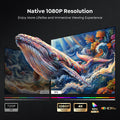 Smart Projector 4K【Google TV 14.0 & Dolby】Short Throw Mini Projectors with Auto Focus & Keystone|Compatible with Netflix|HDR10,Portable Outdoor Projecteur with WiFi & Bluetooth for Movie/Home/Bedroom 🍁 All In One Marketplace Canada