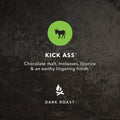Kicking Horse Coffee - Kick Ass Blend, Ground 100% Arabica Coffee | Dark Roast | All Organic & Fairtrade | 708 g 🍁 All In One Marketplace Canada