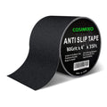 Cosimixo 4" x 35Ft Heavy Duty Anti Slip Tape for Stairs Outdoor, Waterproof Grip Tape Safety Non Skid Roll for Stair Steps Traction Tread Staircases Anti-Slip Strips Black 🍁 All In One Marketplace Canada