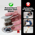 TubShroom Tub Hair Catcher Drain Protector, Fits 1.5 inch-1.75 inch, Gray 🍁 All In One Marketplace Canada