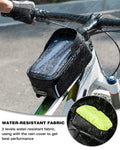ROCKBROS Bike Phone Frame Bag 1.6L Bike Bag Waterproof Bike Accessories Touch Screen Bicycle Phone Case Compatible Phone Under 7” 🍁 All In One Marketplace Canada