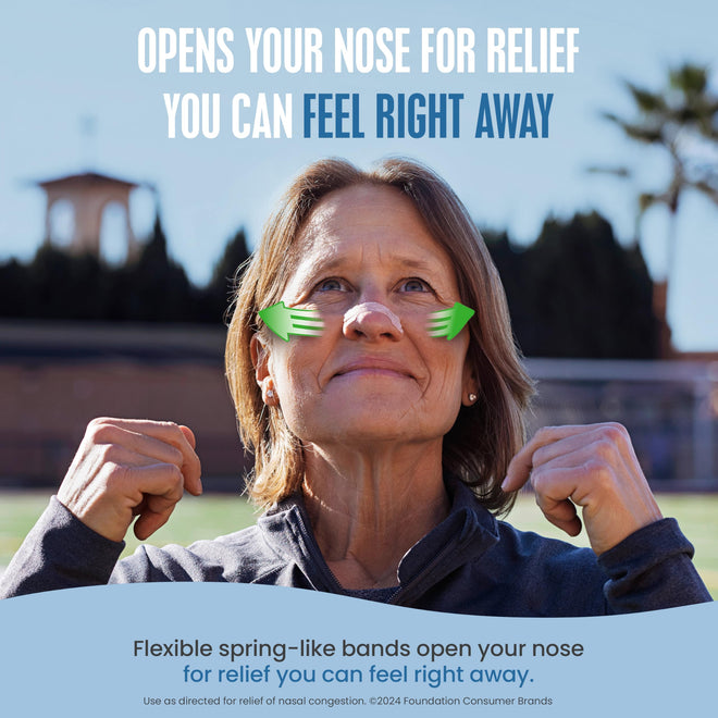 Breathe Right Nasal Strips, Extra Strength, Tan, Drug-Free Snoring Solution & Nasal Congestion Relief Caused by Colds & Allergies, Nightly Sleep, 44 Count 🍁 All In One Marketplace Canada