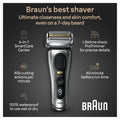 Braun Shavers for Men, Trimmer, Electric Foil Razor, Series 9 Pro+ Shaver, Precision Long Hair Trimmer, Wet & Dry with SmartCare Center, 9567cc, Silver 🍁 All In One Marketplace Canada