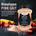 Herbion Naturals Himalayan Pink Salt - Fine Grain - 5 lb. (2.2 Kg) Unbreakable Jar - Kosher Certified - GMO-Free - Vegan - Supreme Quality - Chemical Free 🍁 All In One Marketplace Canada