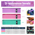CFX Resistance Bands 3 Sets, Premium Exercise Loops with Non-Slip Design for Hips & Glutes, 3 Resistance Level Workout Booty Bands for Women and Men 🍁 All In One Marketplace Canada