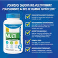 Progressive Advanced Daily Multivitamin for Active Men, with Quercetin, Maca, Ashwagandha, and Siberian Ginseng. Supports Immune Health, Muscle Function, and Energy, 100% Complete, Canadian-Made 120 Count 🍁 All In One Marketplace Canada