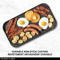 Starfrit The Rock 50x28cm (19.7" x 11") Non-Stick Reversible Grill & Griddle - Durable Forged Aluminum - Oven Safe - PFOA Free - Easy to Clean - Black 🍁 All In One Marketplace Canada