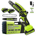DEVENBO Cordless Mini Chainsaw, 6 Inch 880W Handheld Electric Saw with 2000mAh Battery, Portable Chainsaw for Gardening, Branch Cutting, Camping, Great Gift for Men & Dad 🍁 All In One Marketplace Canada