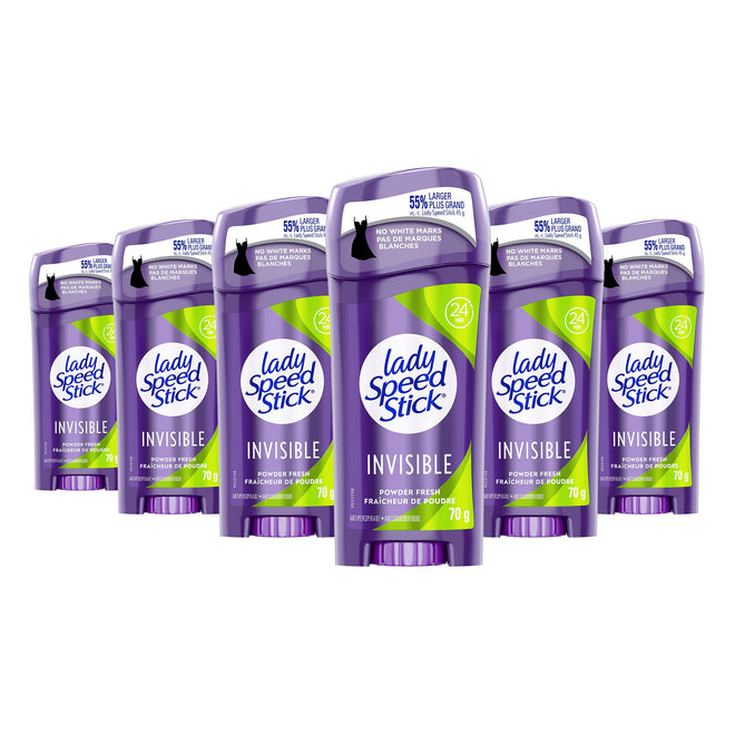 Lady Speed Stick Power Antiperspirant Deodorant for Women, Powder Fresh, 70g - 6 Pack 🍁 All In One Marketplace Canada