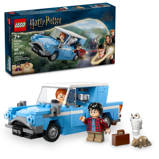 LEGO Harry Potter Flying Ford Anglia, Buildable Car Toy with 2 Minifigures for Role Play, Fantasy Playset for Kids, Harry Potter Car, Gift for Boys, Girls and Any Fan Ages 7 and Up, 76424 🍁 All In One Marketplace Canada