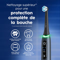 Oral-B iO Deep Clean + Protect Rechargeable Electric Toothbrush, Black with Visible Pressure Sensor, 5 Cleaning Settings, 2 Min Timer, a iO Series 7 Toothbrush, 2 Replacement Brush Heads, and Charging Travel Case 🍁 All In One Marketplace Canada