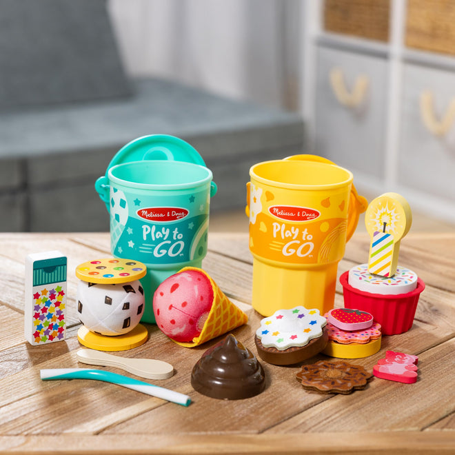 Melissa & Doug Play to Go Food Cups 2-Pack Toy Bundle 🍁 All In One Marketplace Canada