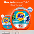 Tide Power Pods Laundry Detergent Pacs with Febreze Sport, Febreze Freshness with Sport Odor Defense, 2.06 kg, 45 Count 🍁 All In One Marketplace Canada