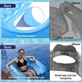 4 Pack Pool Floaties for Adults, Upgraded 52“X38 Adult Size Inflatable Pool Float Chair Floating Pool Chair Floaties for Adults Beaches, Lakes, Rivers, Parties 🍁 All In One Marketplace Canada