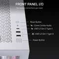 CORSAIR 3500X RS-R ARGB Mid-Tower PC Case – 3X Pre-Installed RS120-R ARGB Fans, GPU Anti-Sag Arm, Fits up to 10x 120mm Fans, Reverse Connection Motherboard Compatible – White 🍁 All In One Marketplace Canada