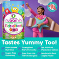 CANADIAN NUTRAMIN Children's Daily Vegan Multivitamin Gummies Vitamin C, D2 & Zinc for Immunity, Plant-Based, Sugar-Free, Nut-Free, Gluten-Free with Biotin, Vitamin A, B, B6, B12 +More 90 Ct (45 Day Supply) 🍁 All In One Marketplace Canada