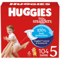 HUGGIES Little Snugglers Baby Diapers, Size 5, 27+ Lb., 104 Count 🍁 All In One Marketplace Canada